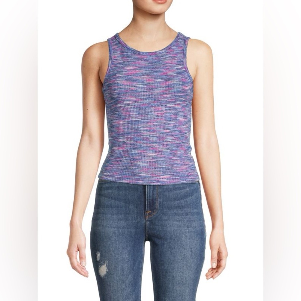 Buffalo David Bitton Blue and Pink Tank Top